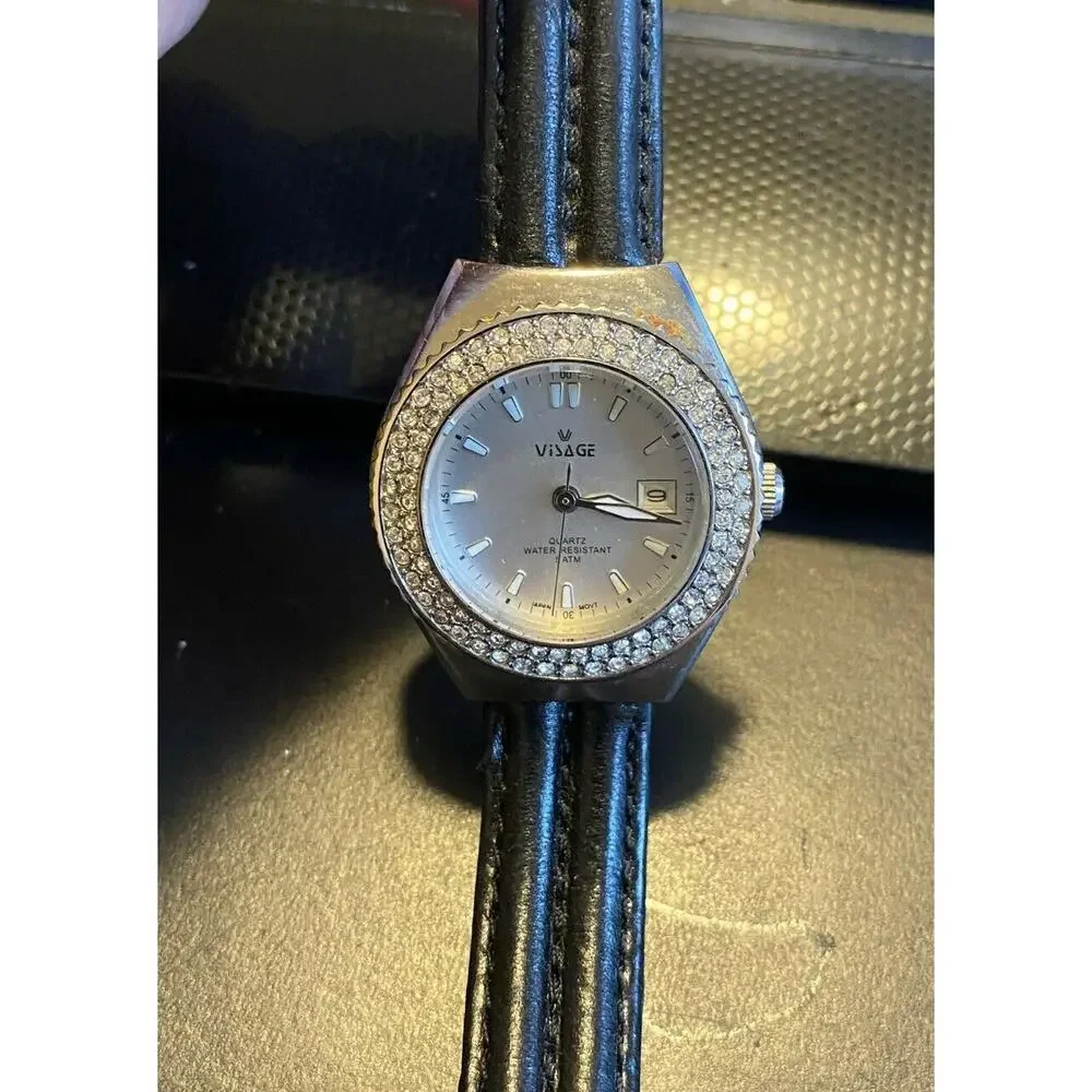 Women's Visage Watch 19790, Steel Collection, Crystal Bezel